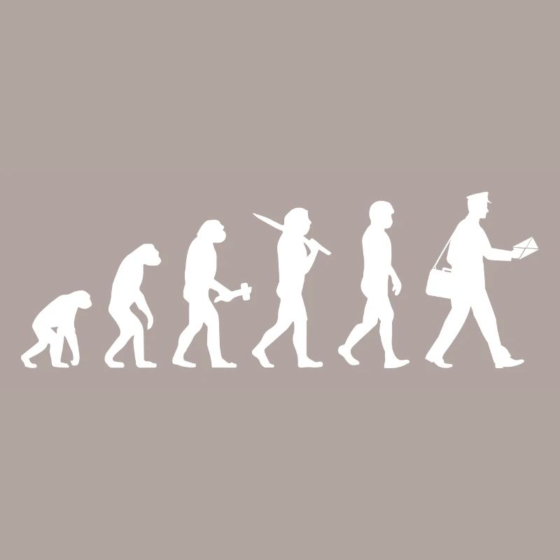 Postman Postman Evolution Gift Delivery Man