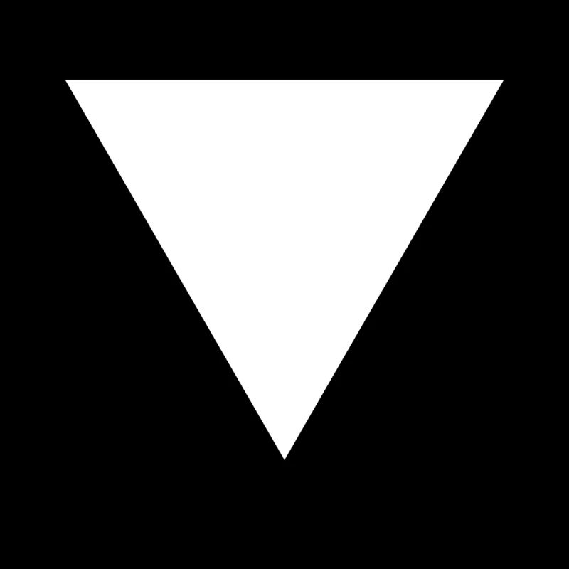 Triangle blanc