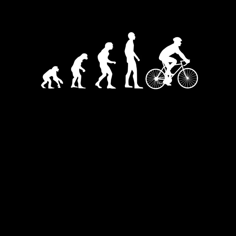 Evolution Radfahrer bike cyclist rennrad rad gift