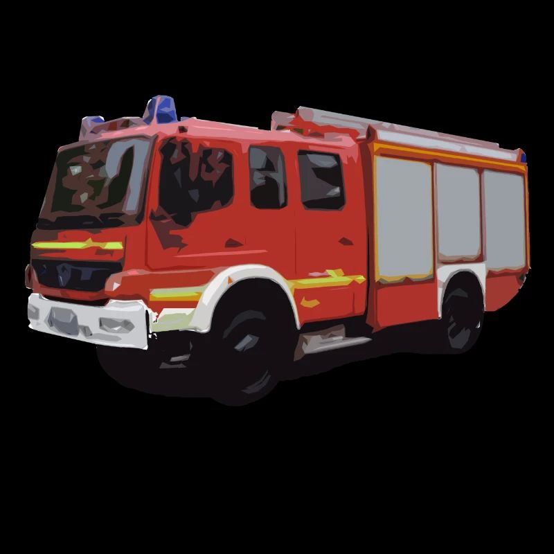 Fire department, fire engine, gift