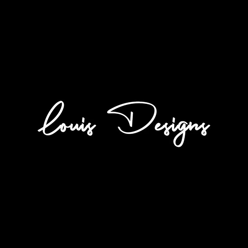 Louis conçoit le logo (blanc)