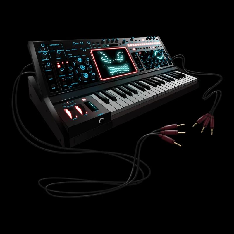 Synth Bot Coloured - Synthesiser