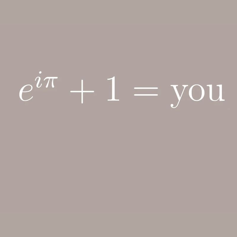 Identité d'Euler, e à la puissance de pi i + 1 = vous
