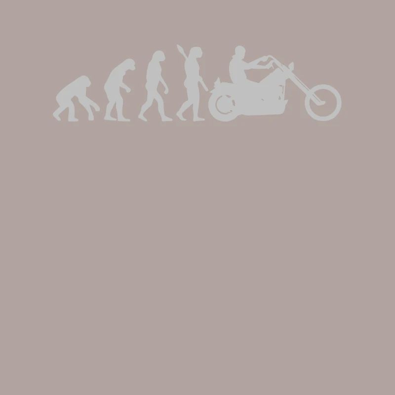 Motocycliste évolution évolution hommes grand-père