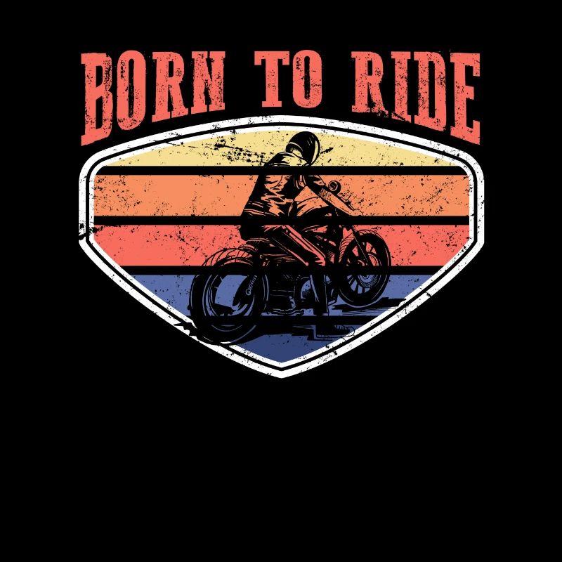 Chopper Motorcyclist Vintage Gift Retro