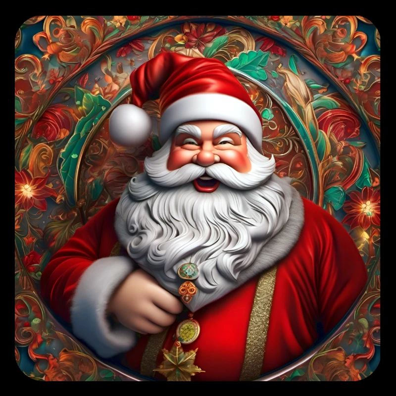 Lustiger witziger Weihnachtsmann