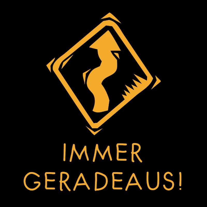 Immer geradeaus Motivation