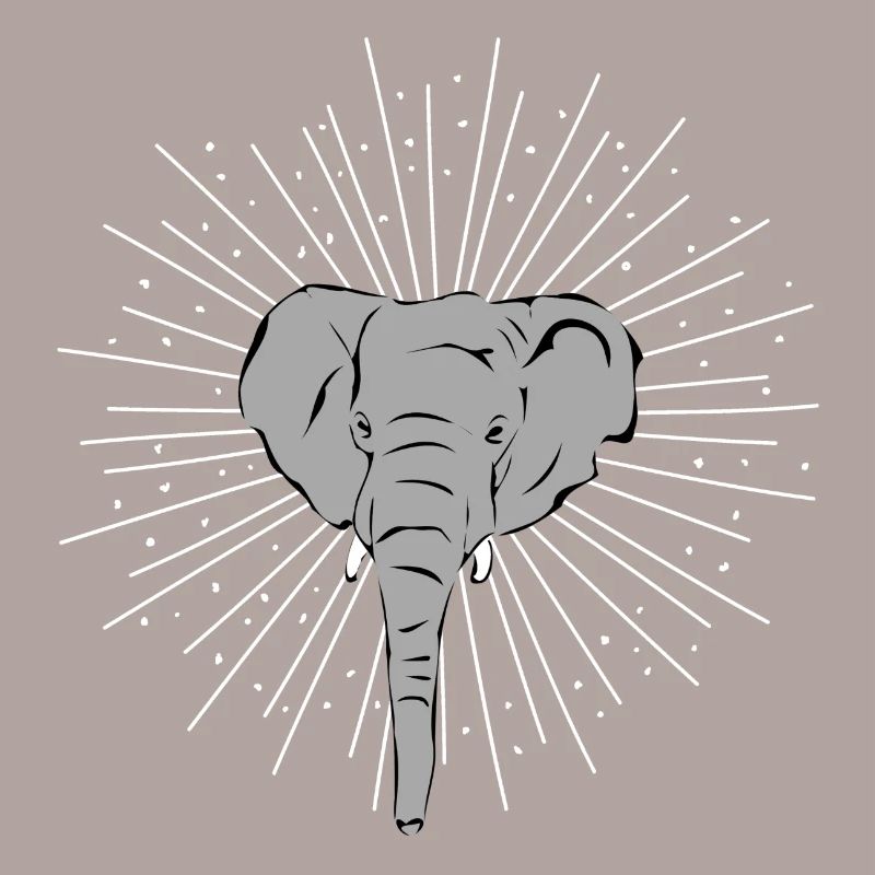 Elephant Elephant Trunk Thick Skind Gift