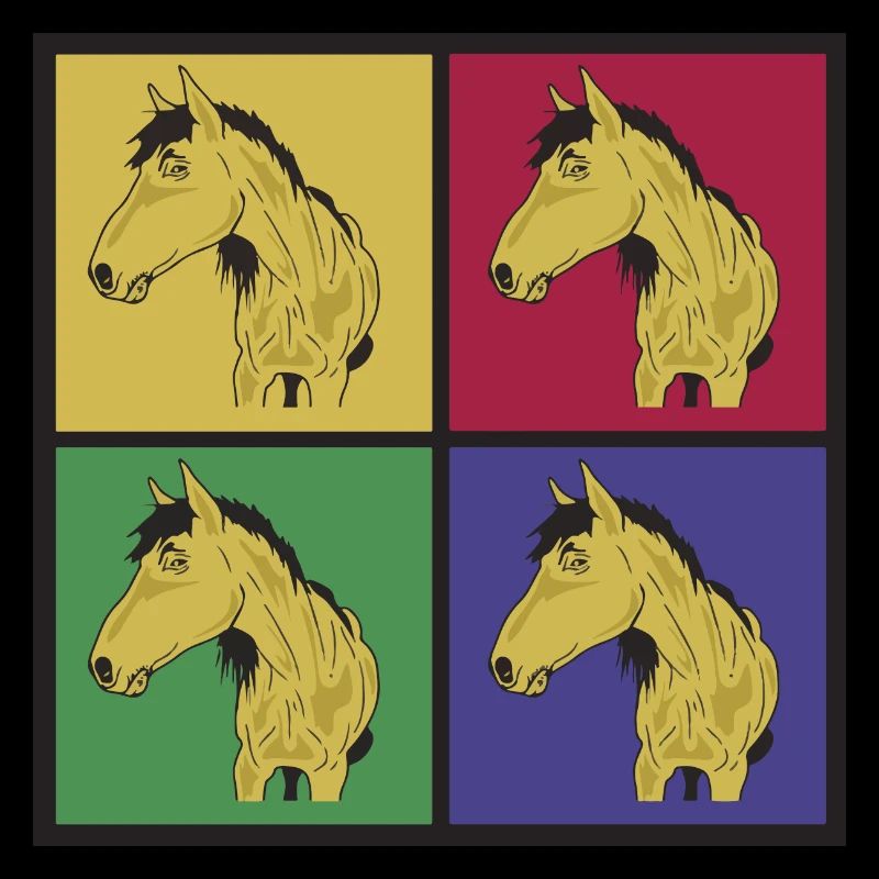 Chevaux pop art