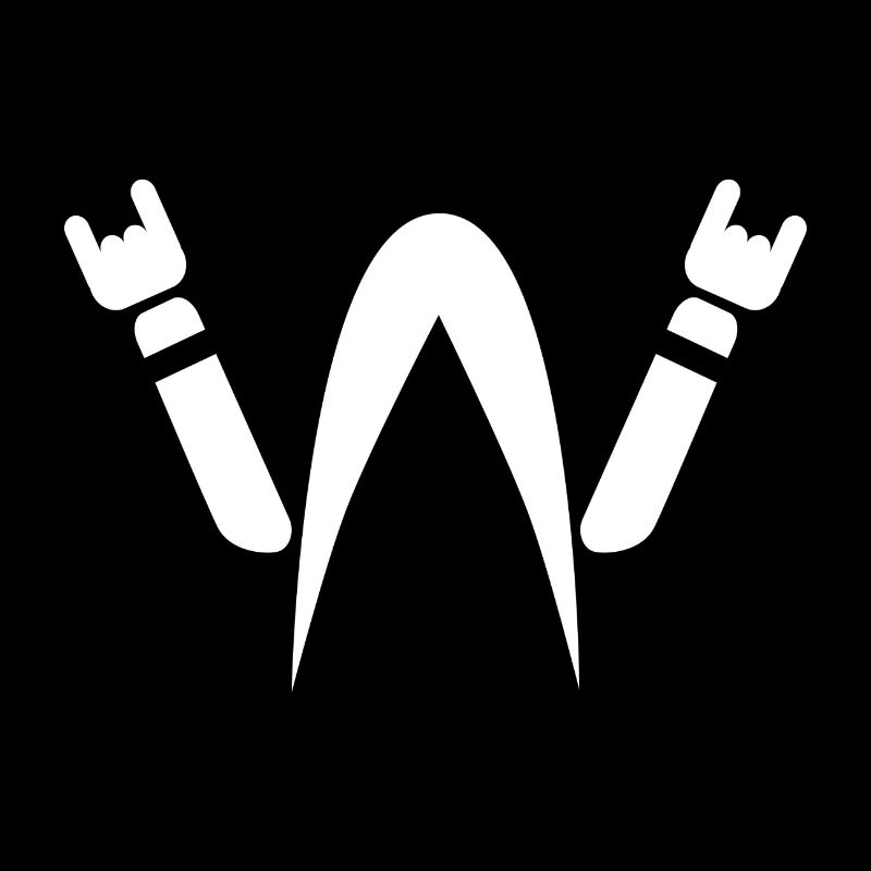 Heavy Metal - Headbanger - Metal Head - Weiss