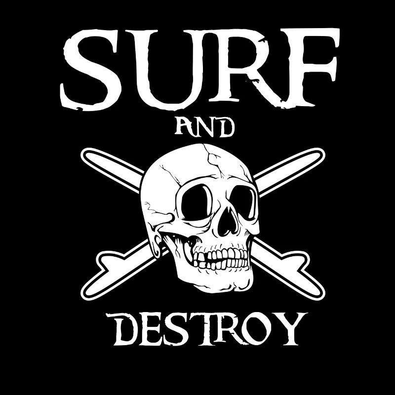 Surf and destroy Skull