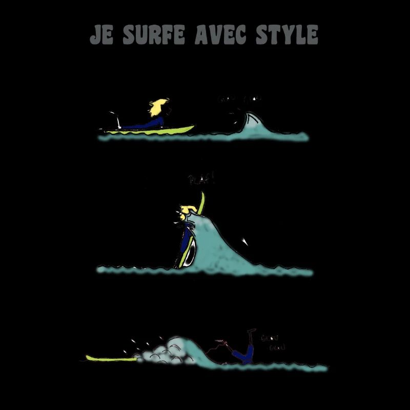 I surf with style
