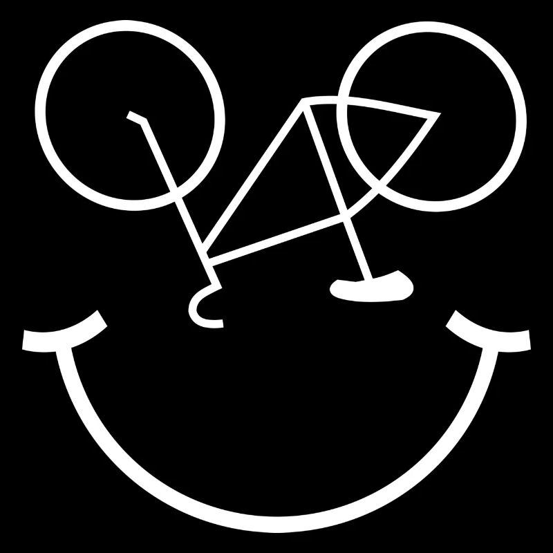 Bicycle smile cyclist sport gift idea