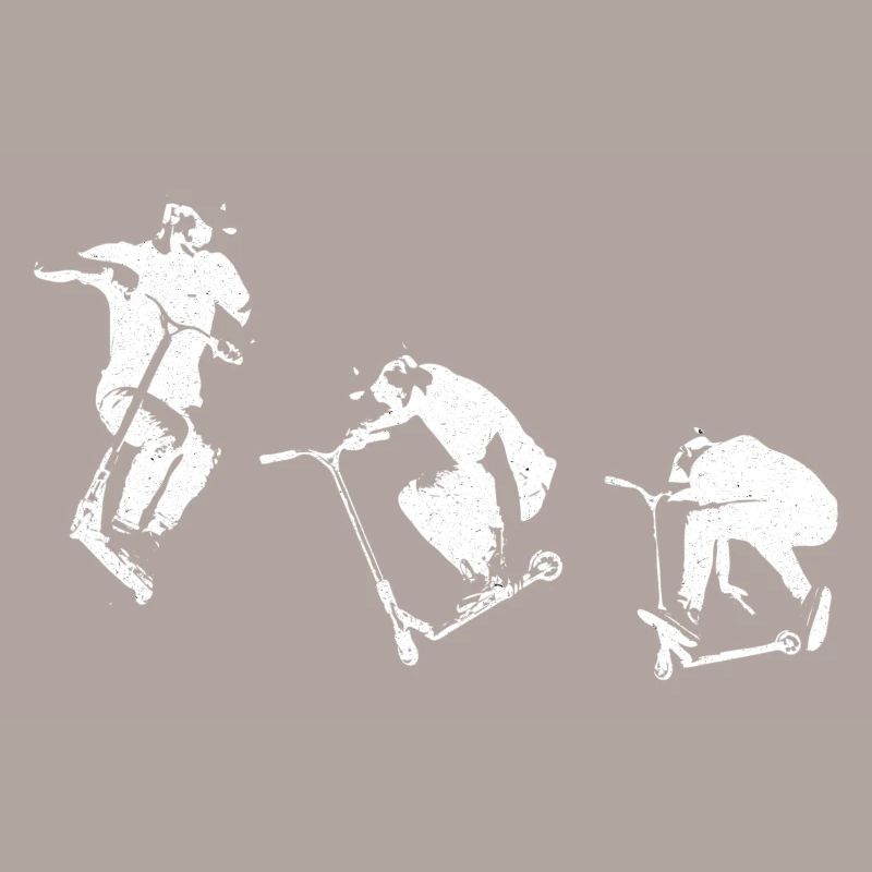 Scooter Tretroller Stunt E-scooter E-Roller Design