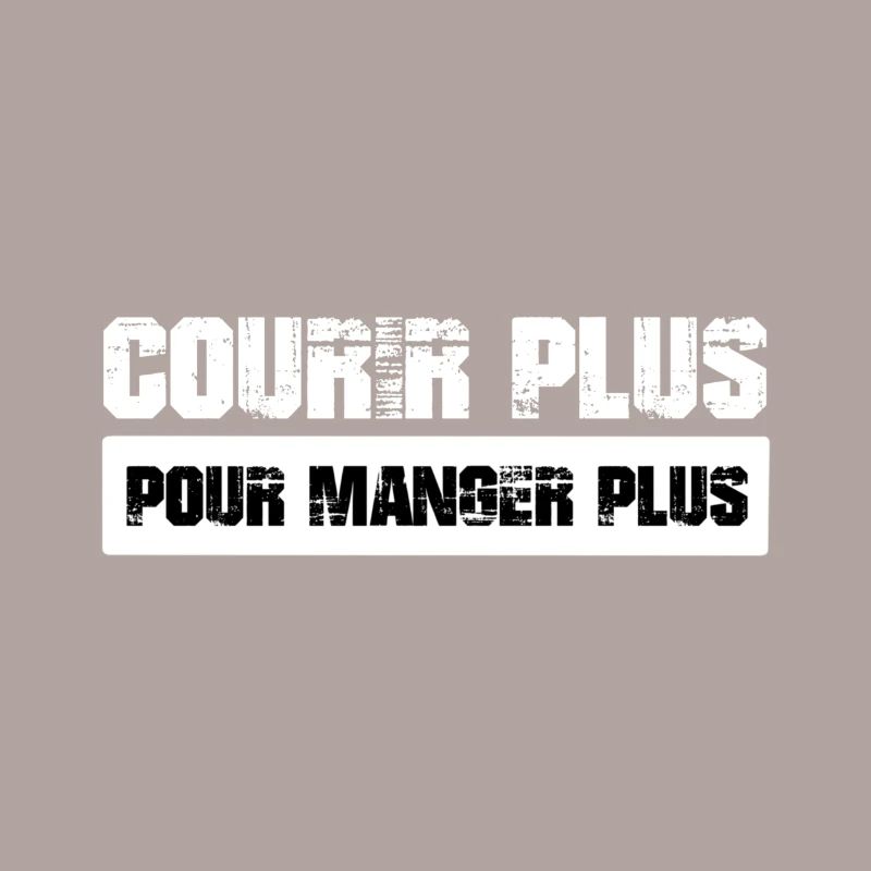 Courir plus pour manger plus