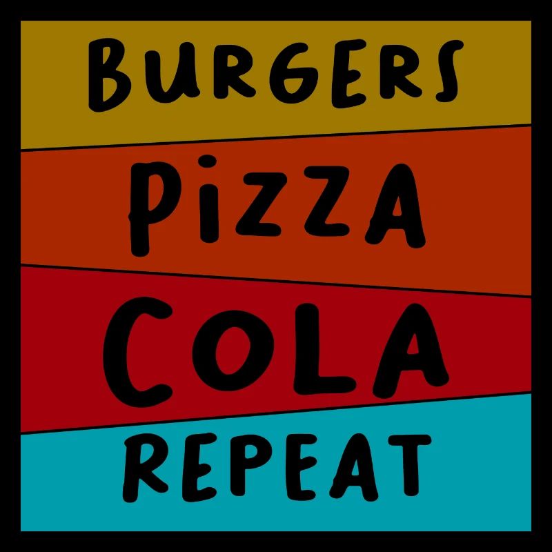Burger Pizza Cola