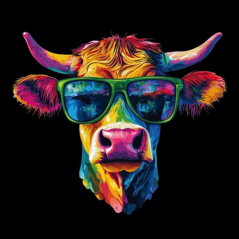 Lunettes de soleil vache