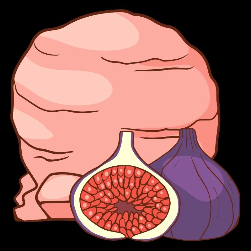 Fruit de la figue Crème glacée Crème glacée Glace