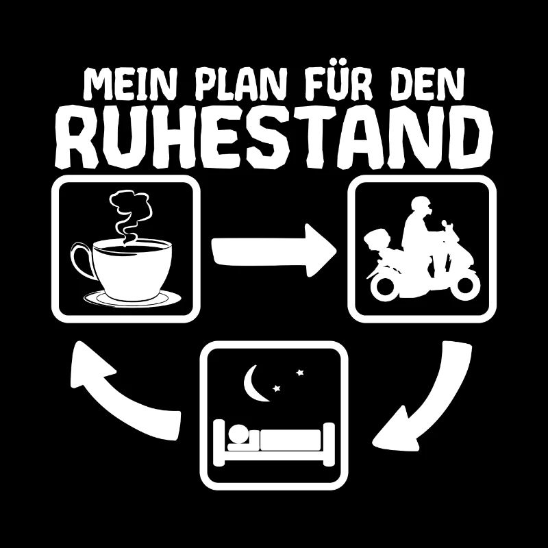 Motorroller Ruhestand Spruch Lustig Rentner Opa