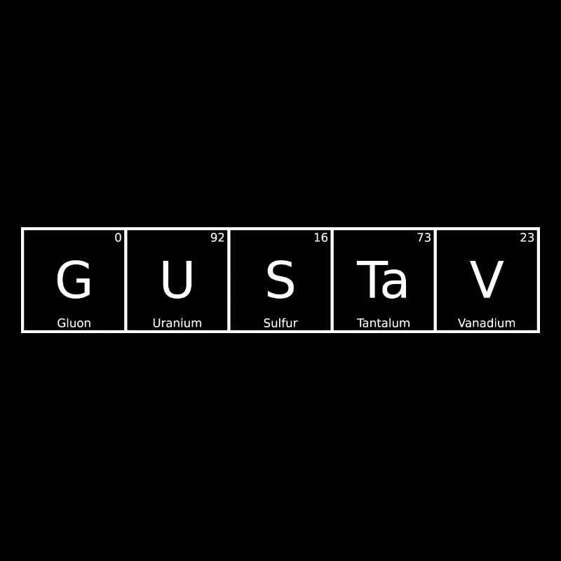 Gustav Name Vorname Chemie Periodensystem Elemente