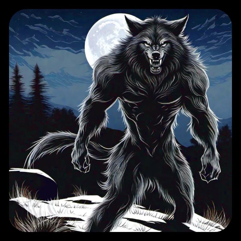 Loup-garou effrayant
