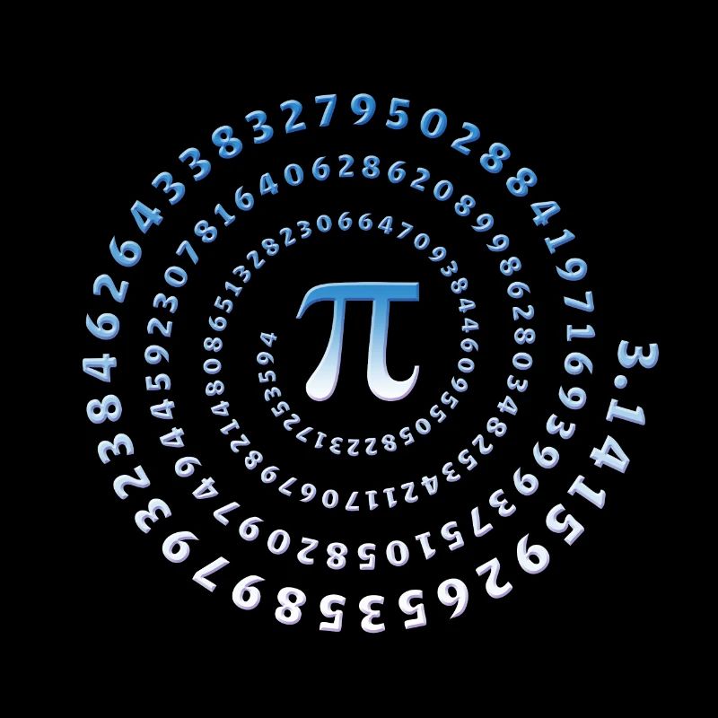 Pi Symbol, Spirale, Mathe