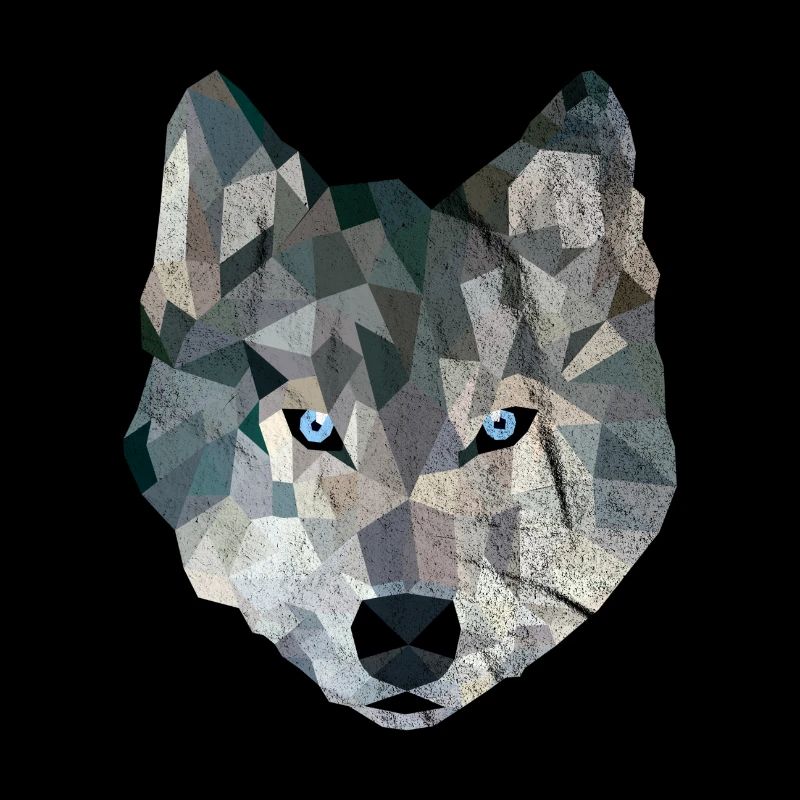 Geometric wolf
