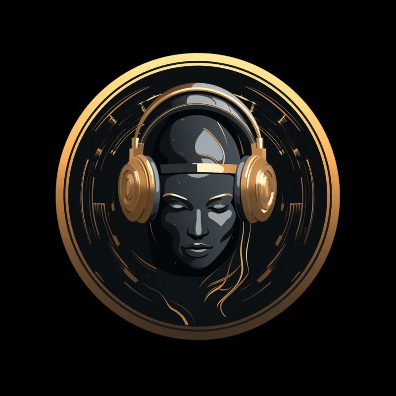 Techno DJ Avantgardistisches Artwork