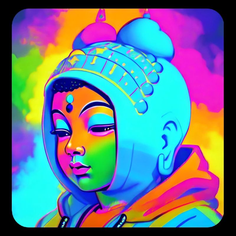 Tête de Bouddha mignonne