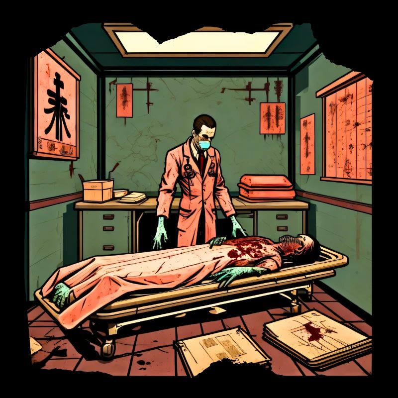 Médecin légiste macabre