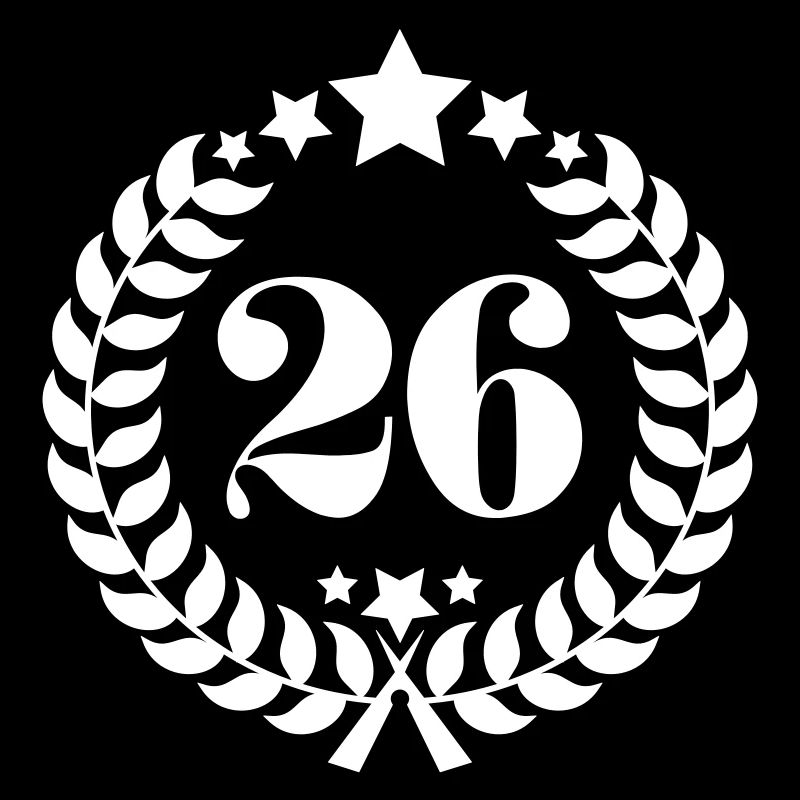 26ter numéro de bague d'anniversaire de 26 ans