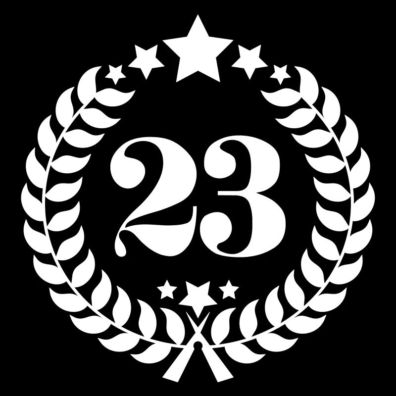 23ter numéro de bague d'anniversaire 23 ans