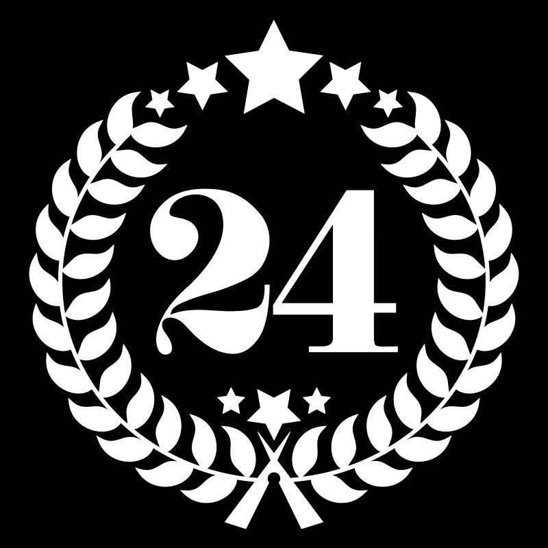 24ter numéro de bague d'anniversaire de 24 ans