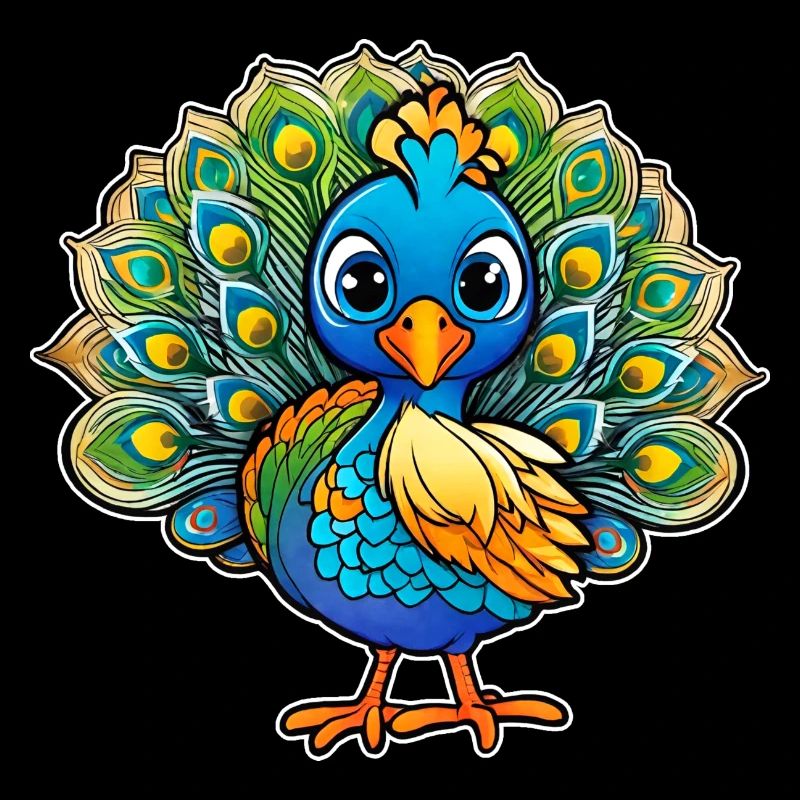 Cute Peacock III