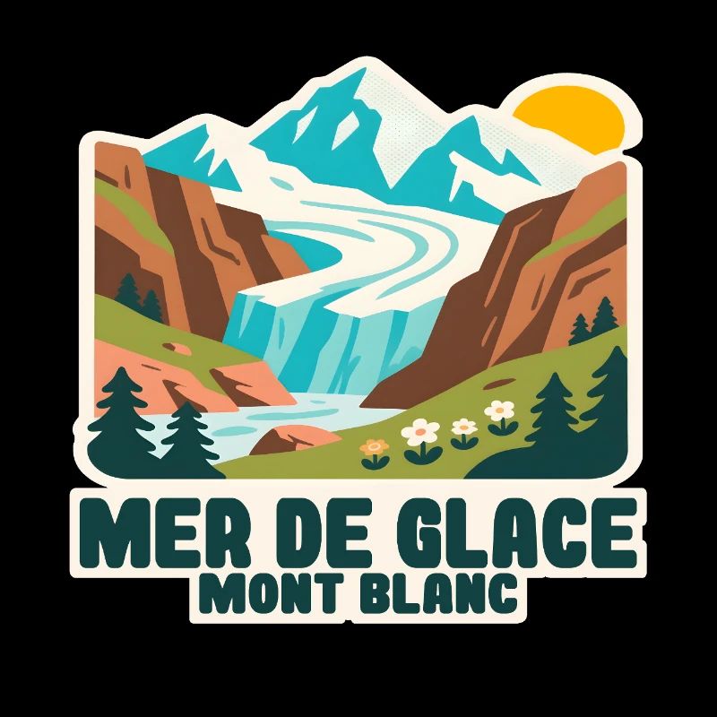 Mer de glace glacier