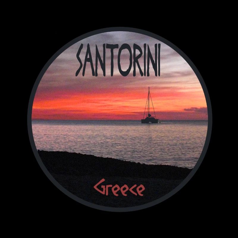 Santorin Grèce Coucher de soleil