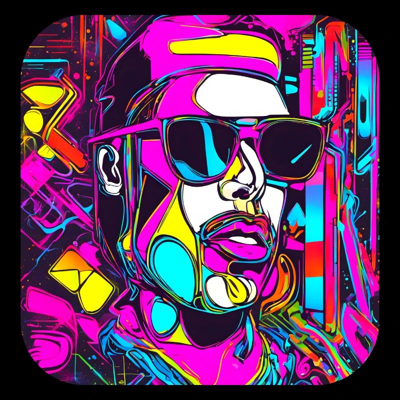 Style néon UV Glow Party tendance