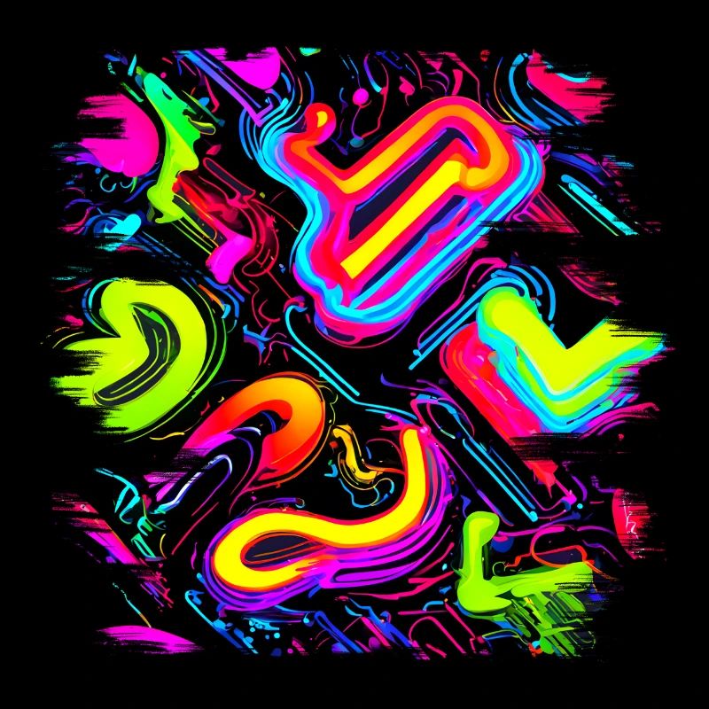 Neon Party Oldschool Couleur Glow UV