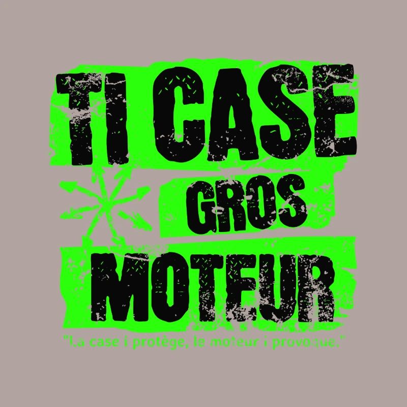 "Ti Case Big Engine" green