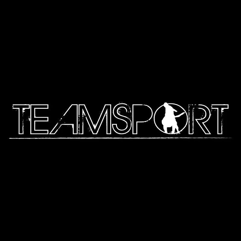 Logo de sport d'équipe Malinois Blanc