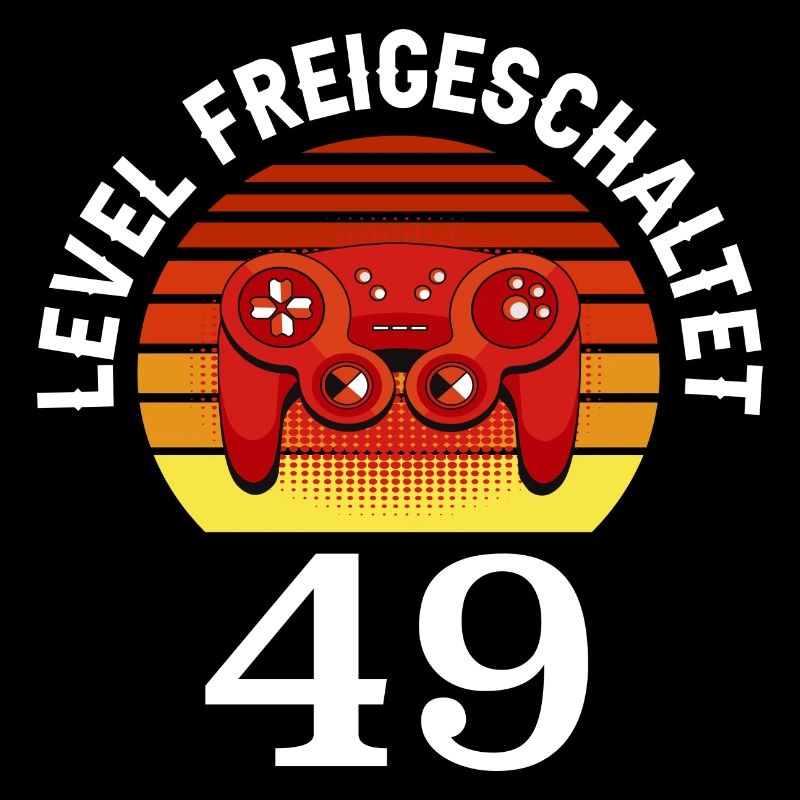 Level 49 Unlocked 49 Birthday 49 years old