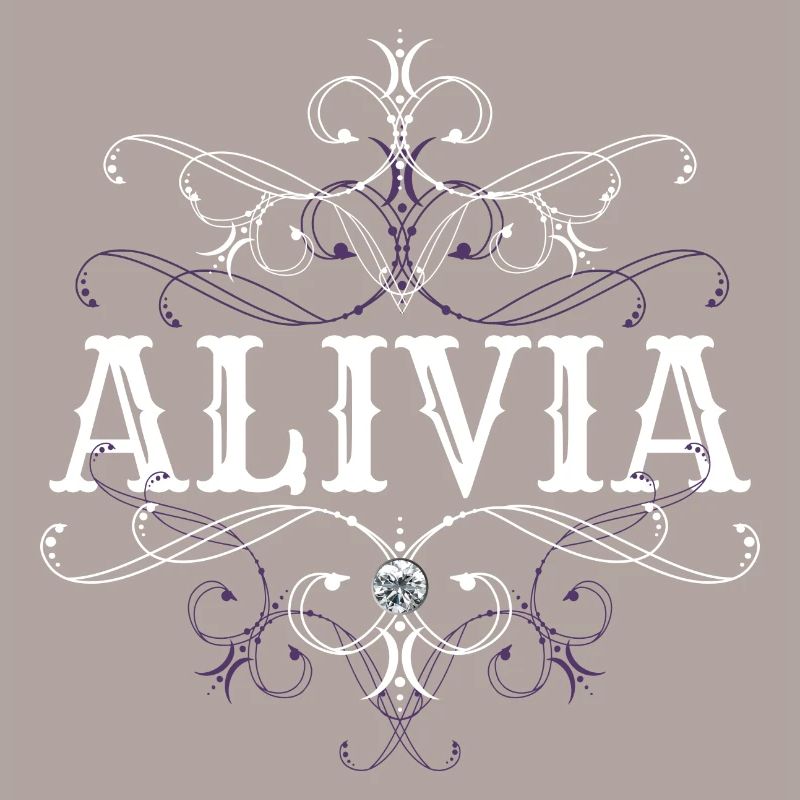 Alivia Surname First Name Personalized