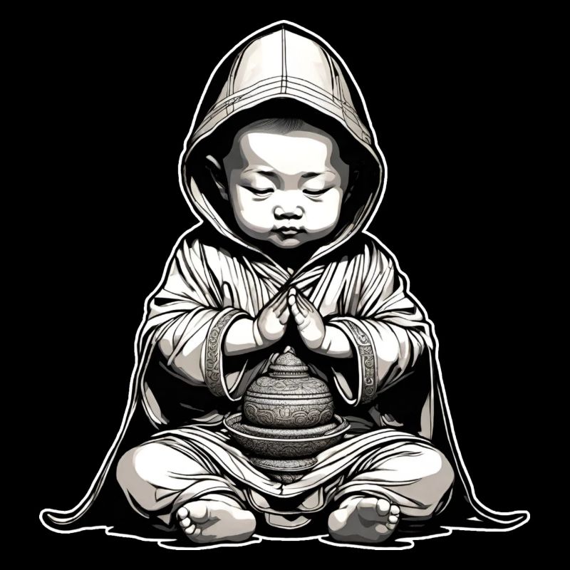 Mignon bébé Bouddha
