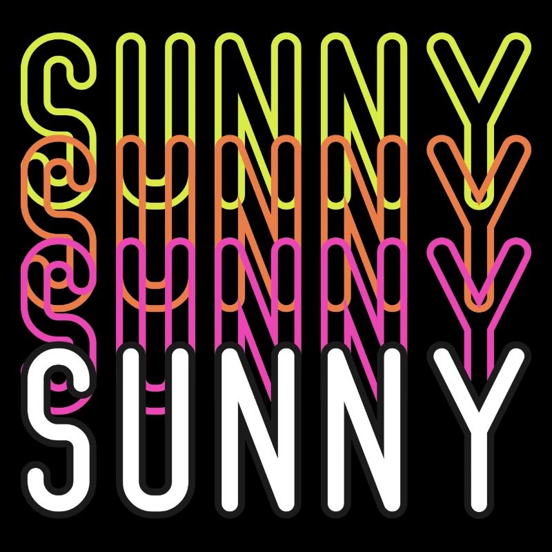Sonniger, cooler Text