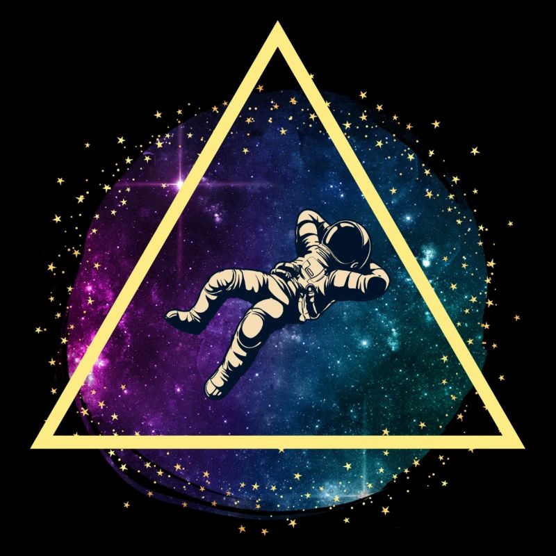 Astronaut Space Float Graphic Art T-shirt Design