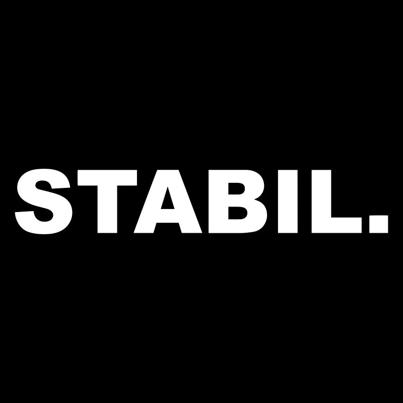 Stabil. - stark kräftig standhaft Geschenk
