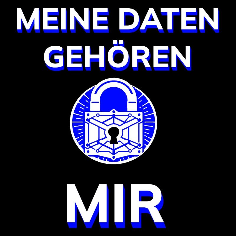 Meine Daten gehören mir - Blau