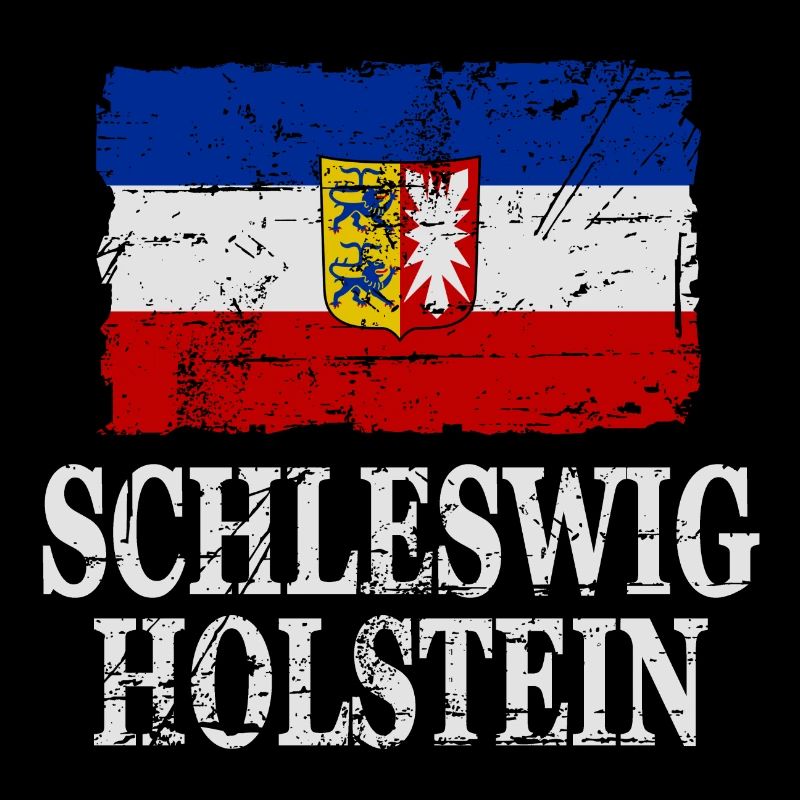 Schleswig Holstein drapeau - drapeau