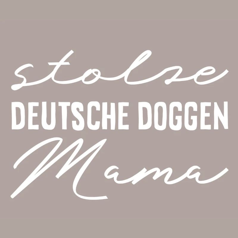 Proud Great Danes mom gift idea white
