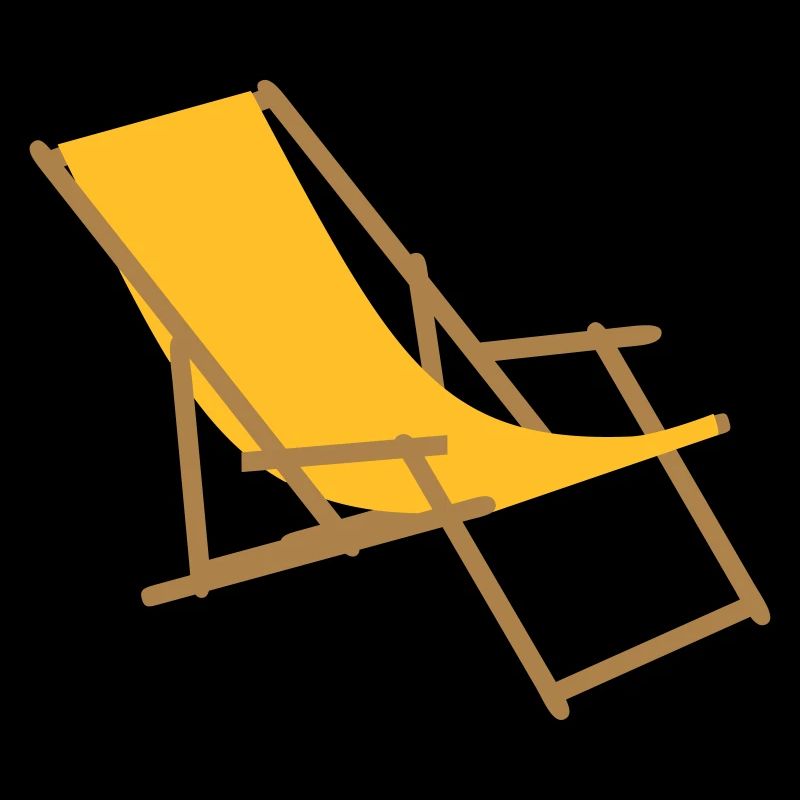 Chaise ensoleillée Plage Vacances d’été